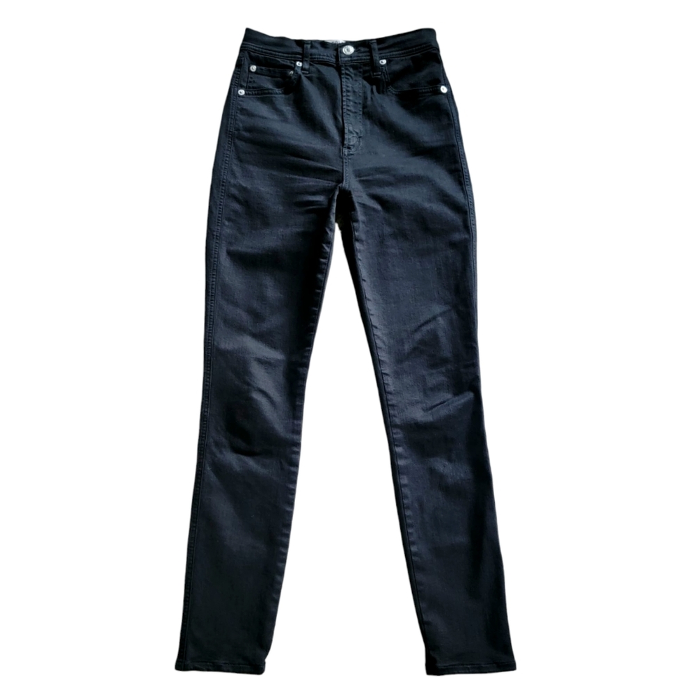 AGOLDE Black High Rise Ankle Stretch‎ Skinny Jeans Size 25